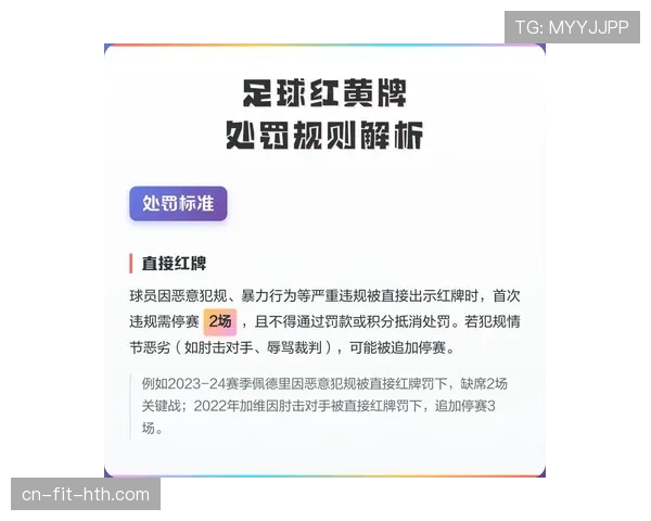 红牌停赛规则详解：适用范围与执行标准解析